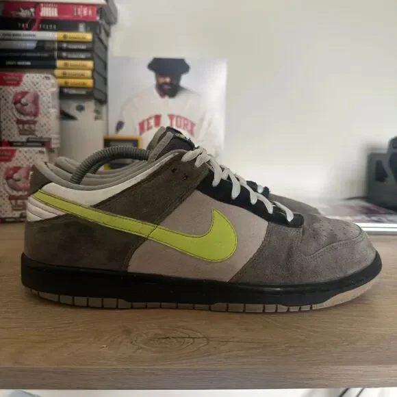 Nike Dunk Low 6.0 Fog Grey And Pale Green 2008 Rare Men’s 11 314142-072